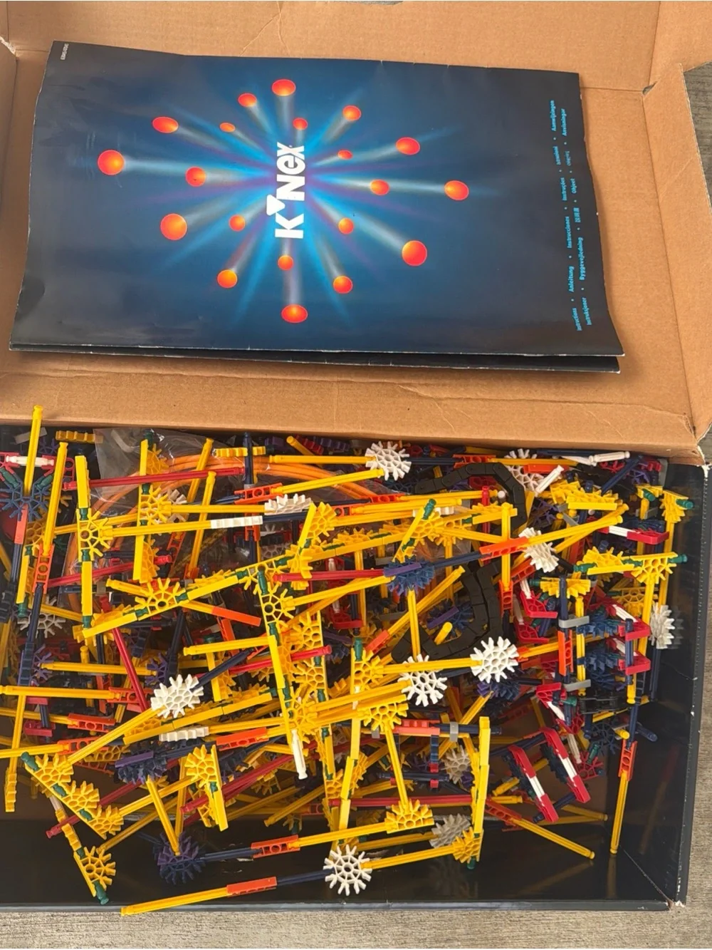 K’NEX Big Ball Factory 63045 Huge Parts Lot With Manuals